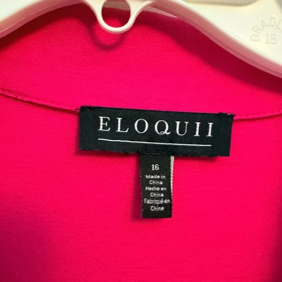 Eloquii Vibrant Pink Women's Corset Blazer - Picture 3 of 3